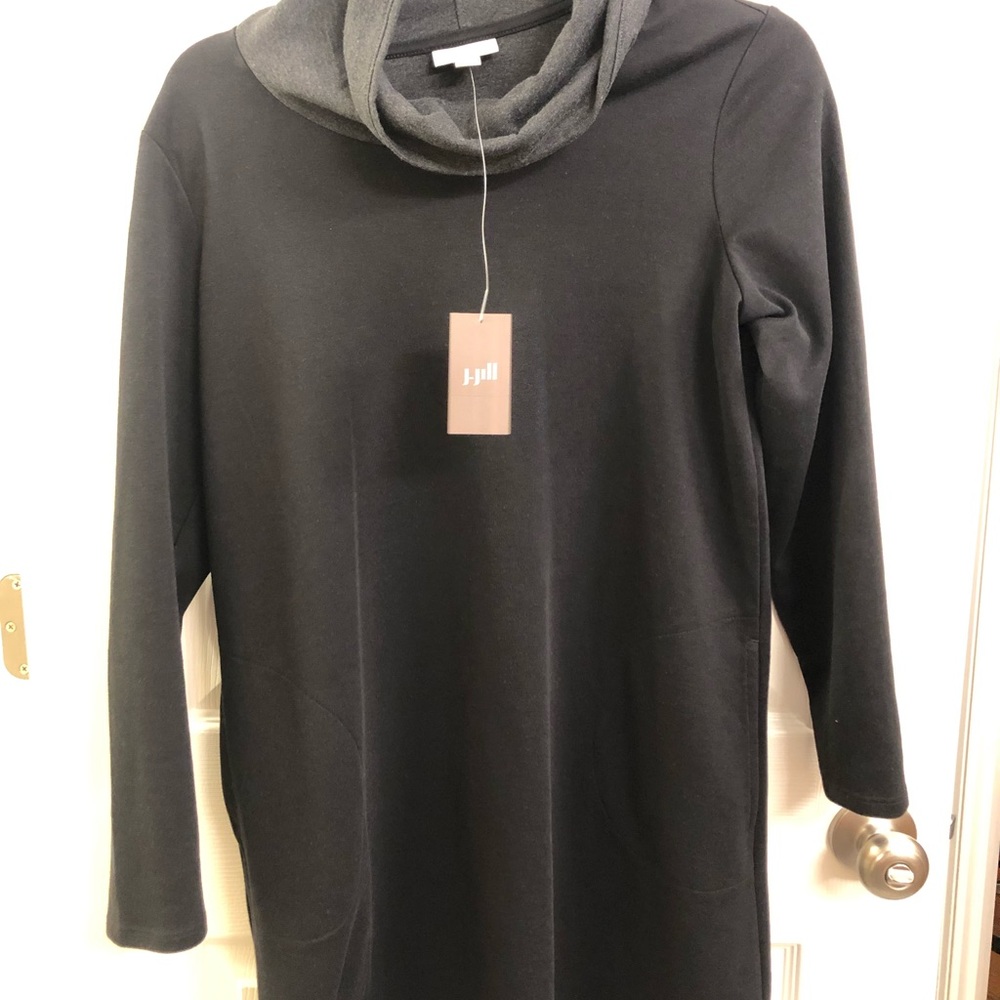 NWT J Jill small petite dress. Cute a line with two pockets. Comfy & warm